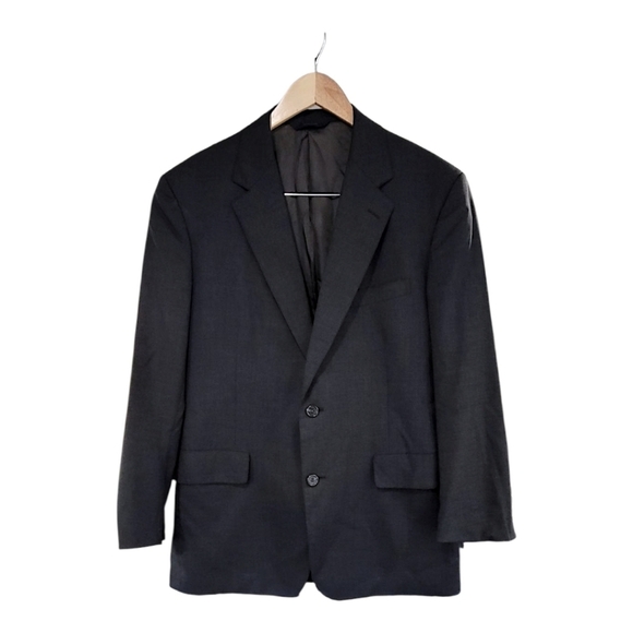 BROOKS BROTHERS BROOKSEASE, CHARCOAL GREY BLAZER, 100% WOOL SIZE 42R - Picture 4 of 8